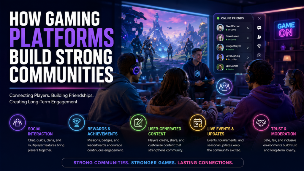 Gaming platforms building online player communities