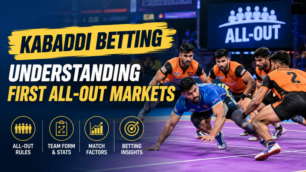 Kabaddi Betting First All-Out Markets